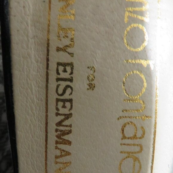 BOGO Renzo Fontanelli Vintage Classic Block Heel Slingback Sandals heels Size 8 - Picture 6 of 9